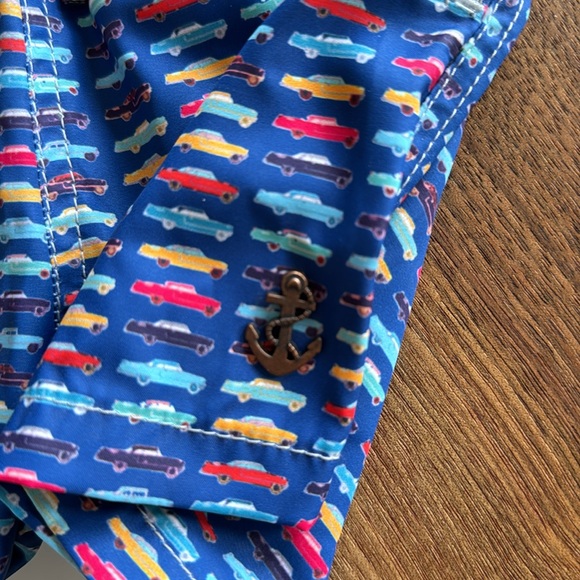 COPY - NWT Retromarine NYC boys toddler / infant swim trunks, size Small - Picture 3 of 6